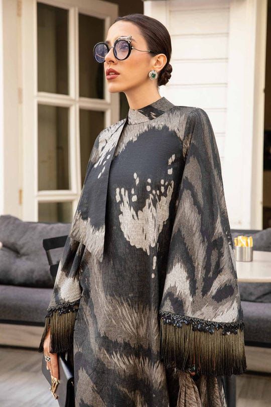 Maria B | Unstitched | Luxury Lawn 3 Piece Embroidered Dress - QHF0047