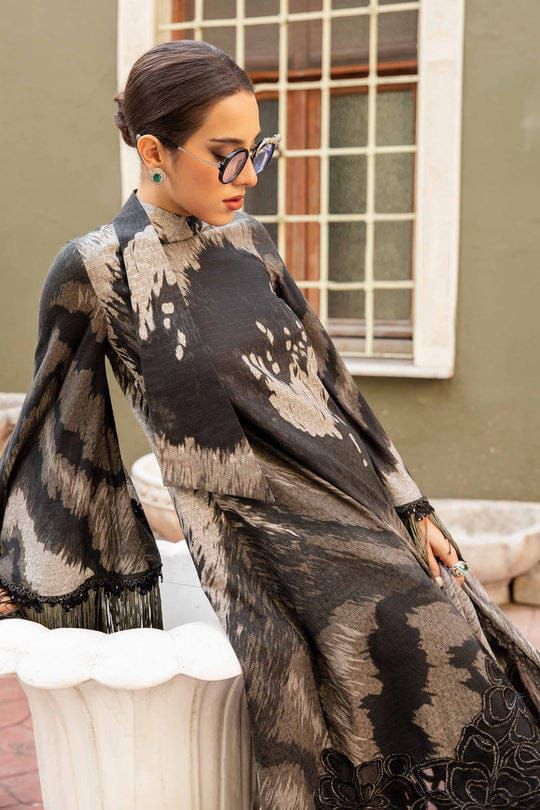 Maria B | Unstitched | Luxury Lawn 3 Piece Embroidered Dress - QHF0047
