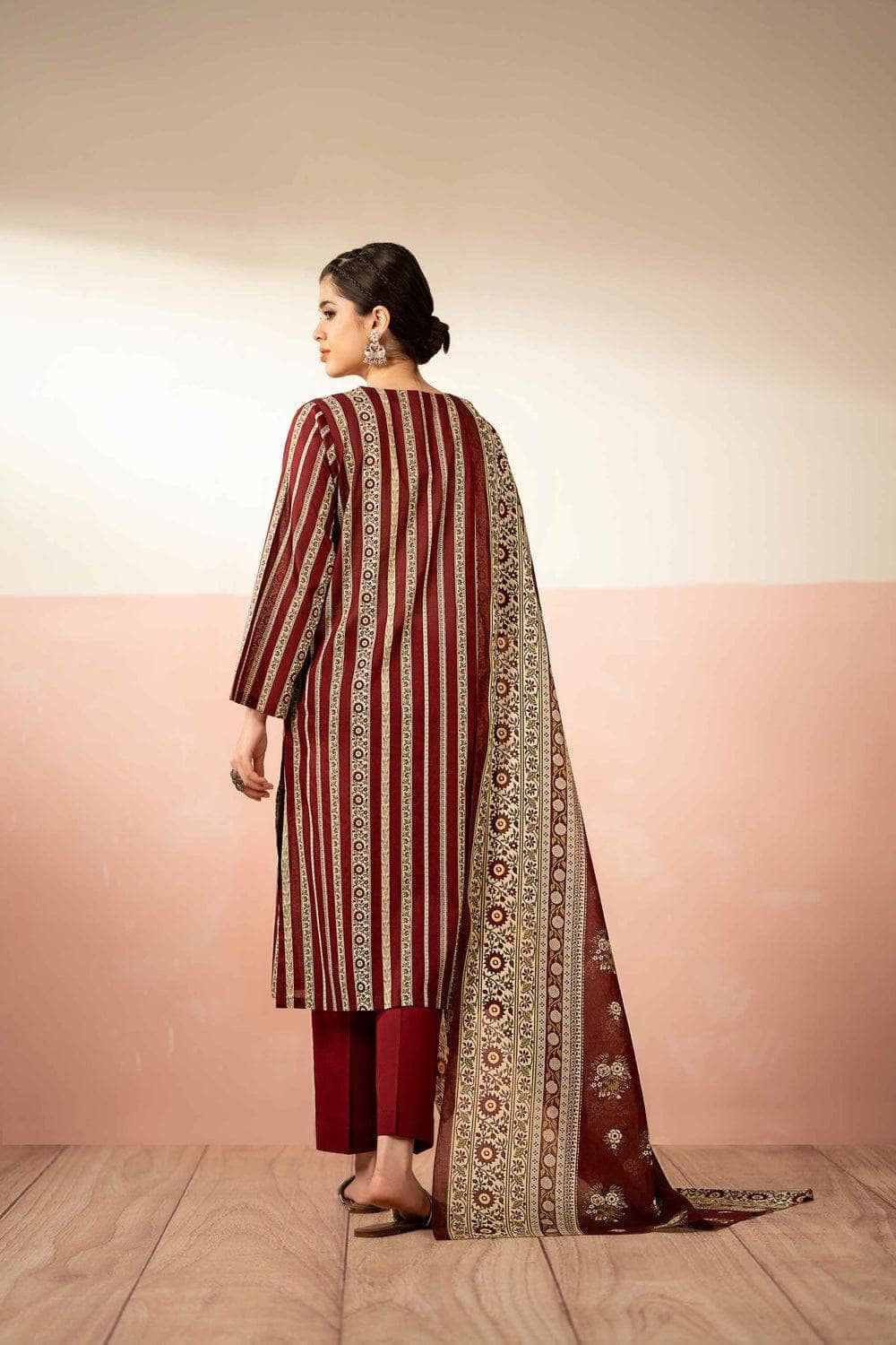 Baroque | Unstitched | Luxury Lawn 3 Piece Printed Dress - QHF0074