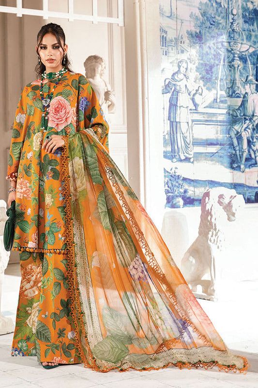 Lime Light | Unstitched | Luxury Lawn 3 Piece Printed Dress - QHF0077
