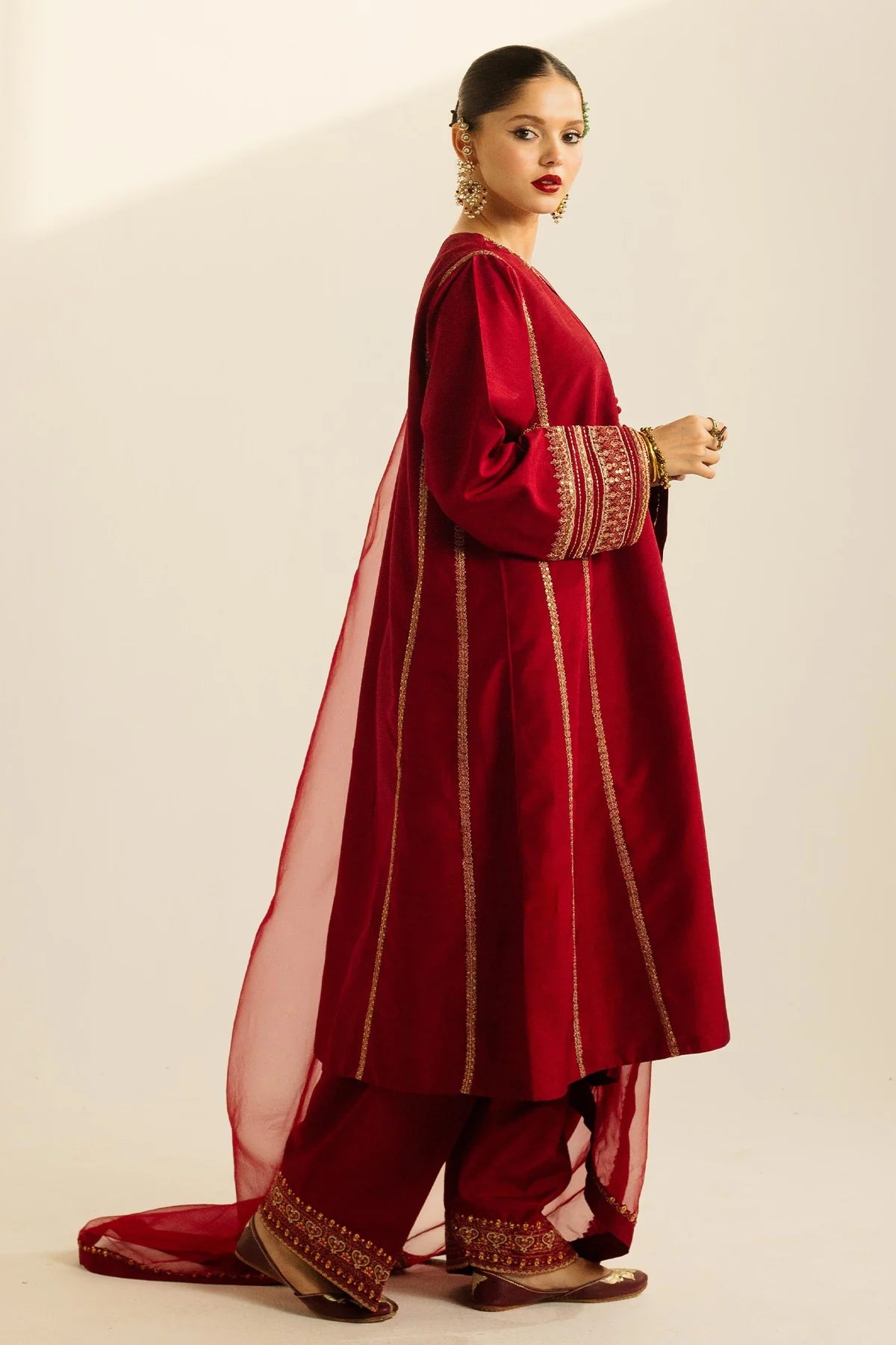 Zara Shahjahan | Unstitched | Luxury Lawn 3 Piece Embroidered Dress - QHF0014