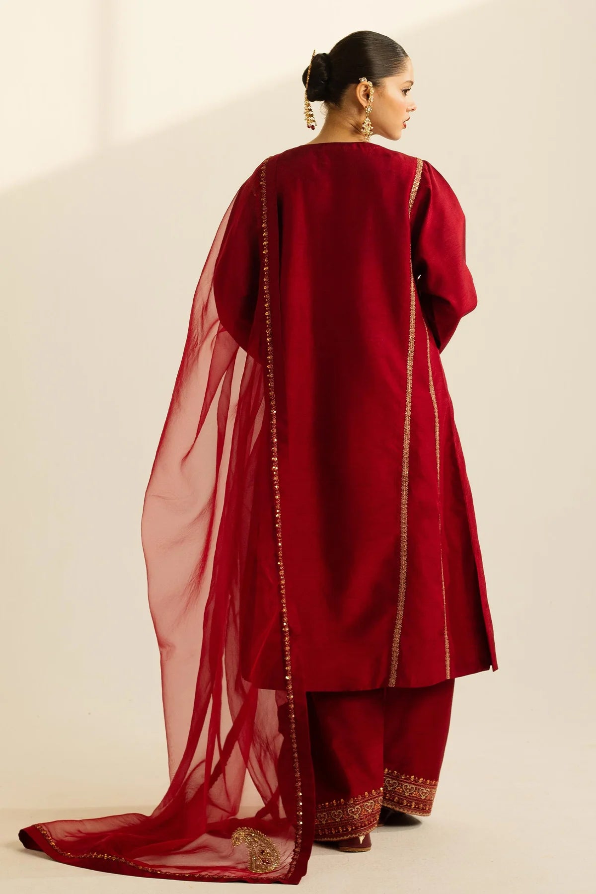 Zara Shahjahan | Unstitched | Luxury Lawn 3 Piece Embroidered Dress - QHF0014
